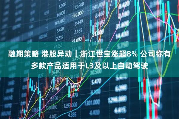 融期策略 港股异动｜浙江世宝涨超8% 公司称有多款产品适用于L3及以上自动驾驶